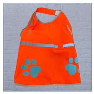 SafetyPUP XD Dog Safety Vest Reflective Large 61-100lb Blaze Orange HiVi Coat